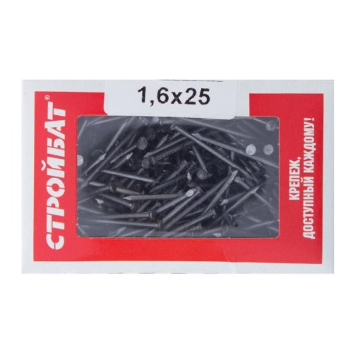 Гвозди  строительные Стройбат 1,6х25 (0,25 кг)  картинка